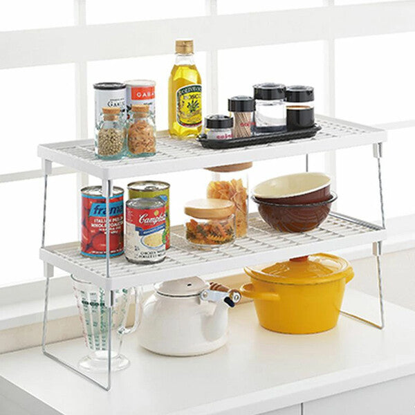 Entec Rack One Long Stackable Kitchen Shelf Rack T-122