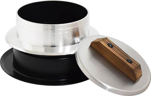 Urushiyama Gas Stovetop Rice Cooker Pot 3 Go Ceramic Coated