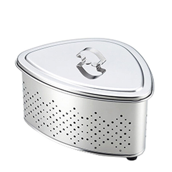 Takekoshi Kitchen Station Corner Sink Strainer with Lid CK-114