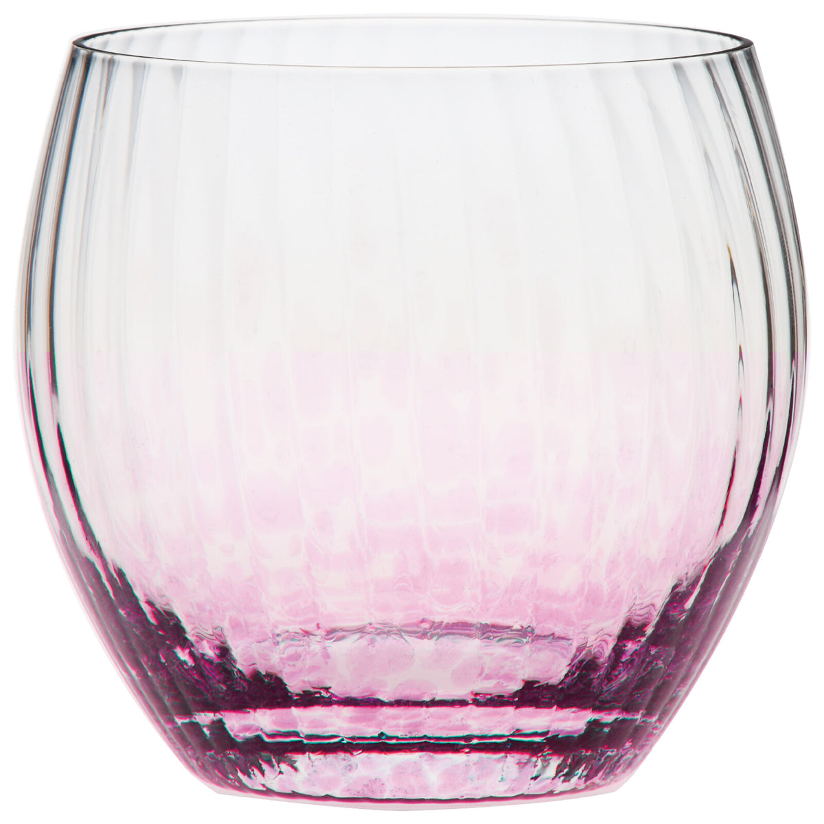 Toyo-Sasaki Glass Corrot Tumbler, Vertical, Pink, 310ml