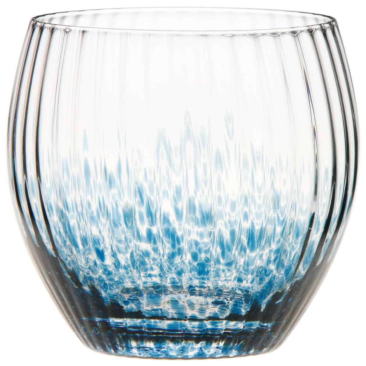 Toyo-Sasaki Glass Corrot Tumbler, Vertical, Blue, 310ml