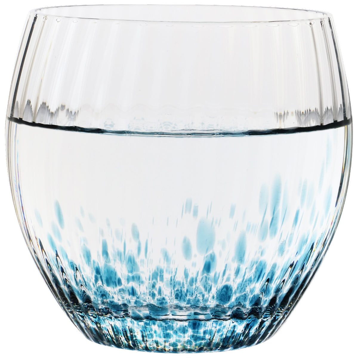 Toyo-Sasaki Glass Corrot Tumbler, Vertical, Blue, 310ml