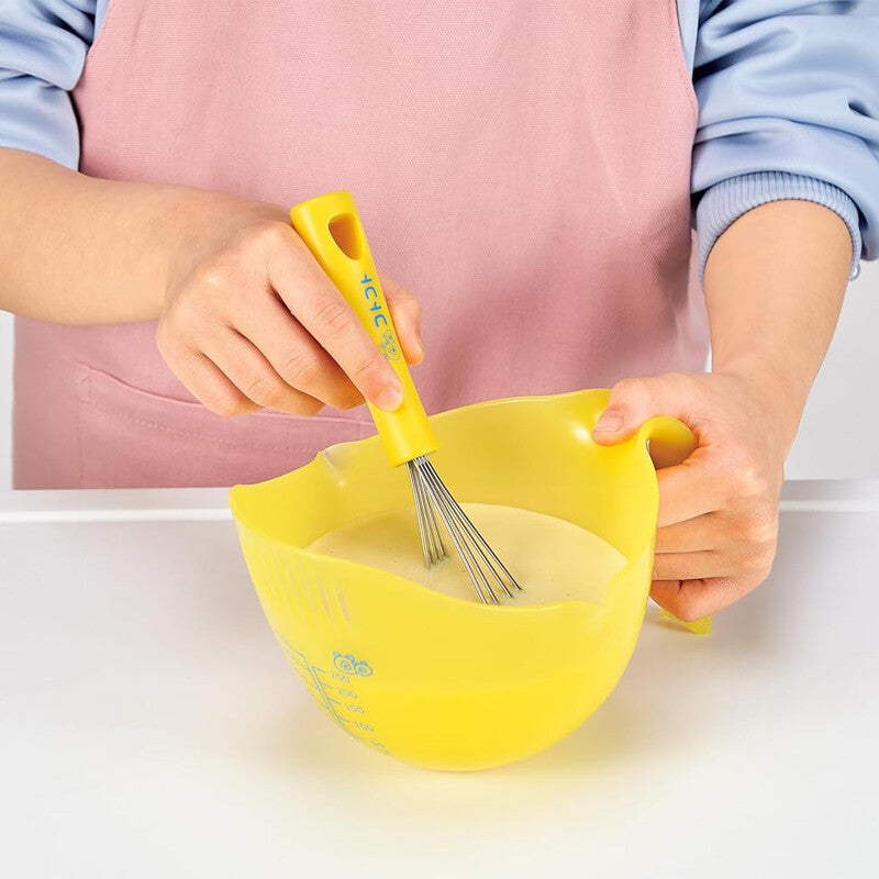 Shimomura Kotokoto Heat-Resistant Measuring Bowl with Strainer CO-604
