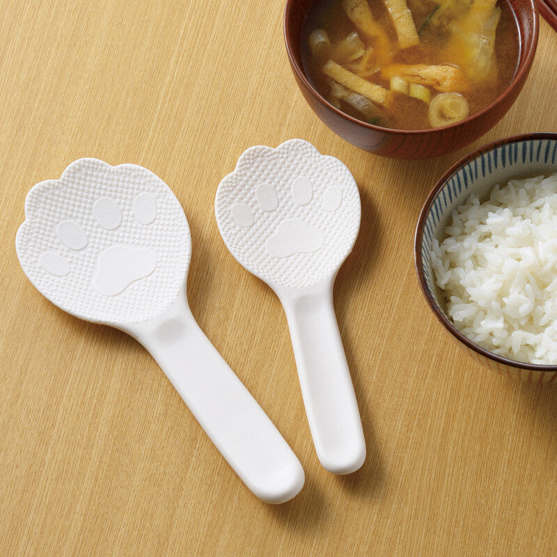 Akebono Cat Rice Paddle White CH-2043