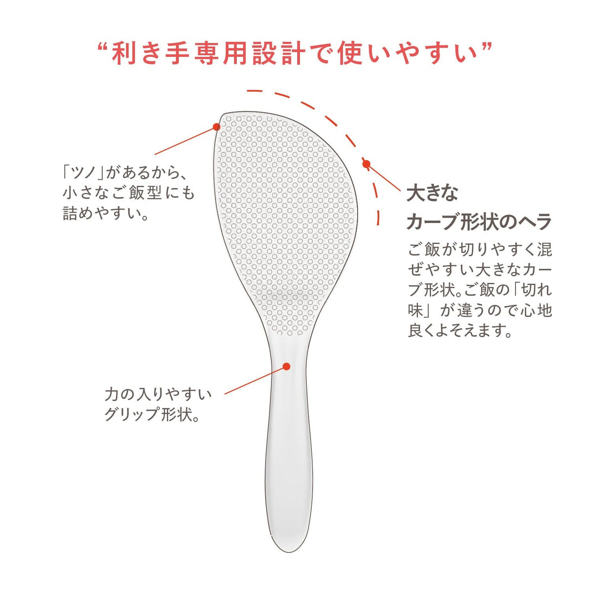 Akebono Right-Handed Rice Paddle CH-2112