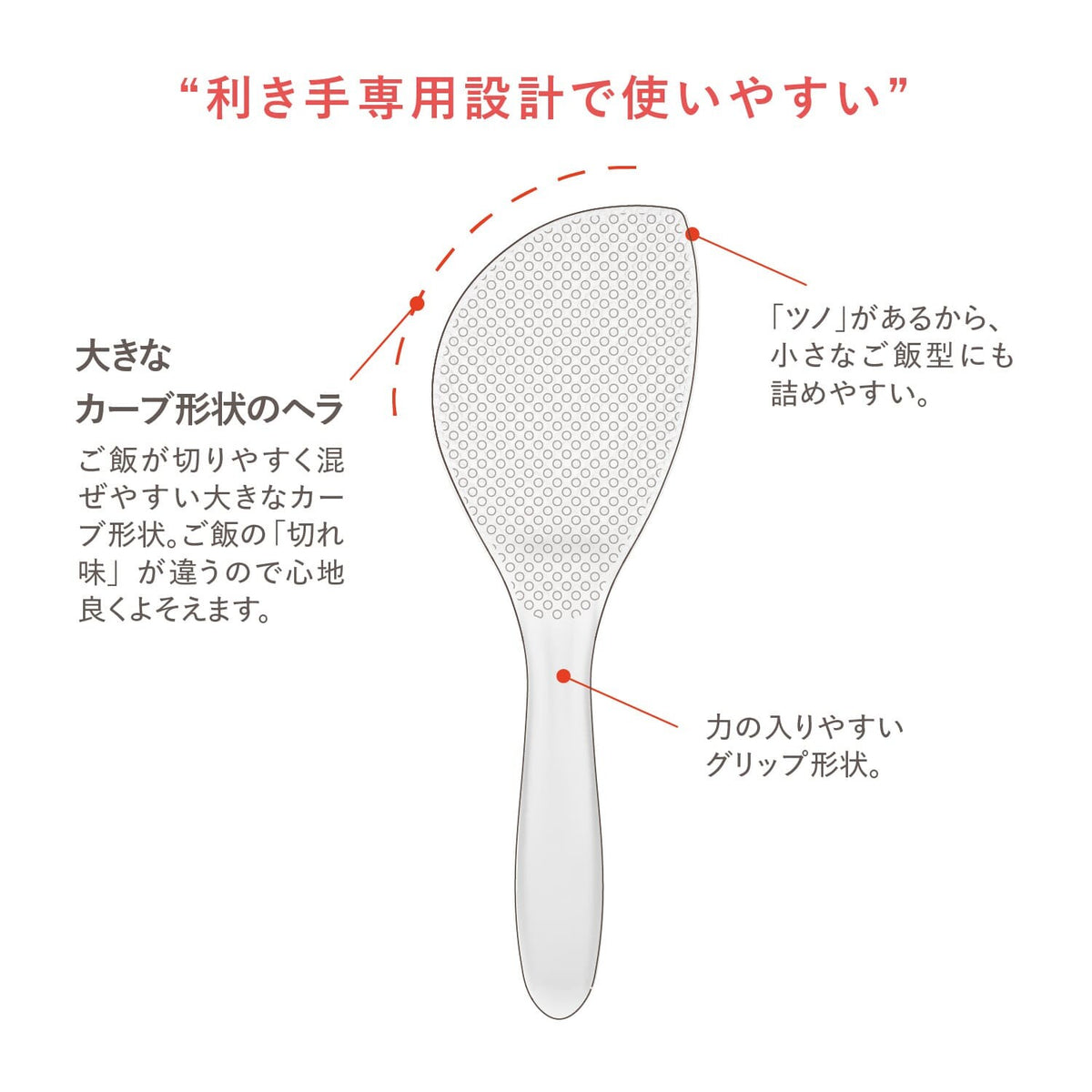 Akebono Right-Handed Rice Paddle CH-2112