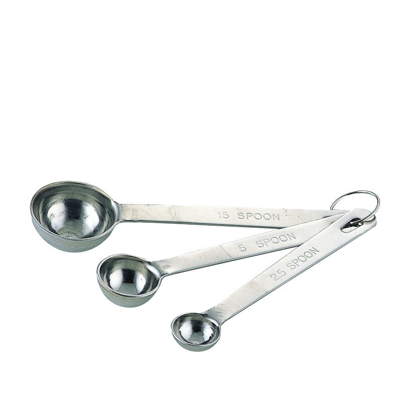 Wadasuke Extra Thick Stainless Steel Measuring Spoons Set of 3 4911-0003