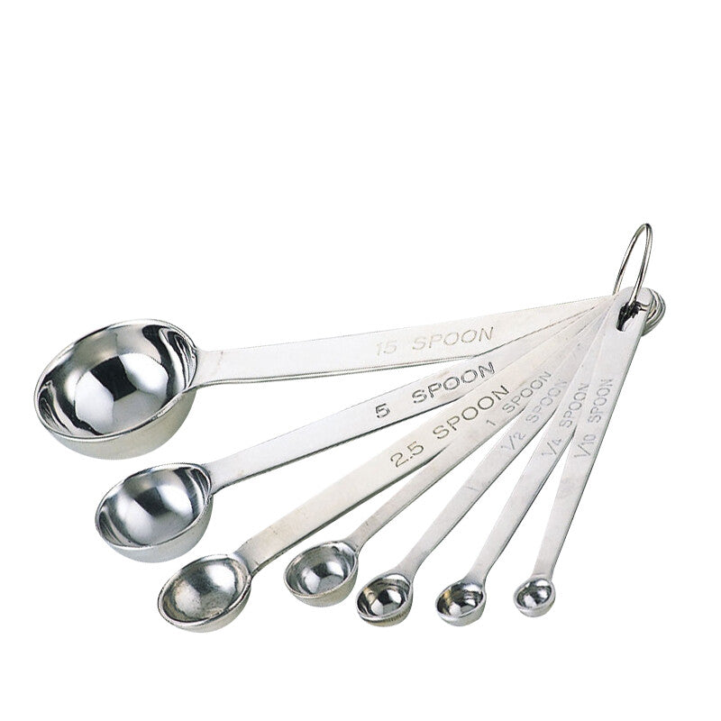 Wadasuke Extra Thick Stainless Steel Measuring Spoons Set of 7 4911-0007