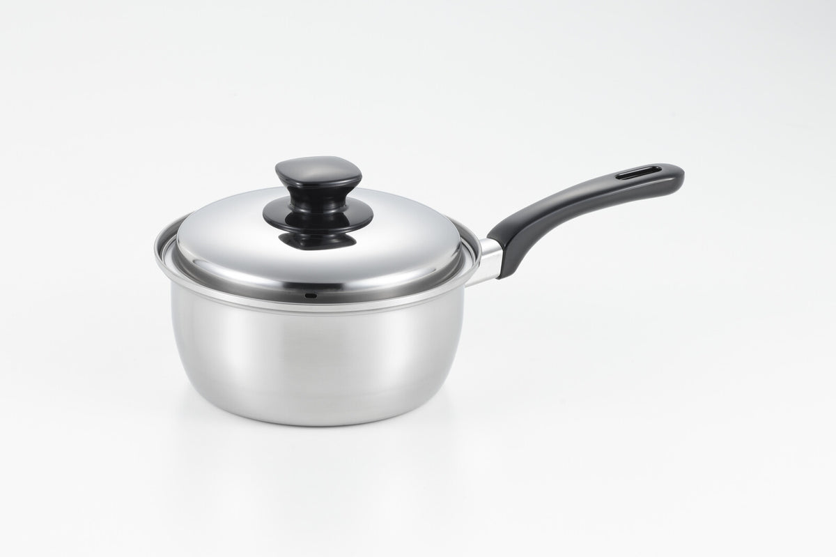 Yoshikawa Modify Single Handle Pot 18cm Stainless Steel SJ4084