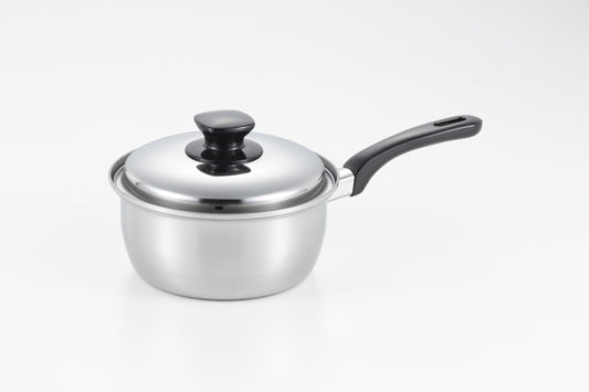 Yoshikawa Modify Single Handle Pot 18cm Stainless Steel SJ4084
