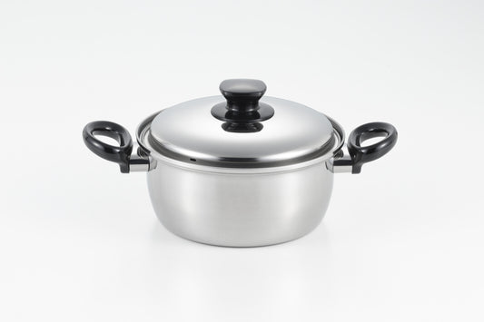Yoshikawa Modify Two Handle Pot 20cm Stainless Steel SJ4085