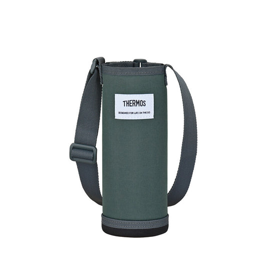 Thermos Water Bottle Carrying Pouch Gray APO-600