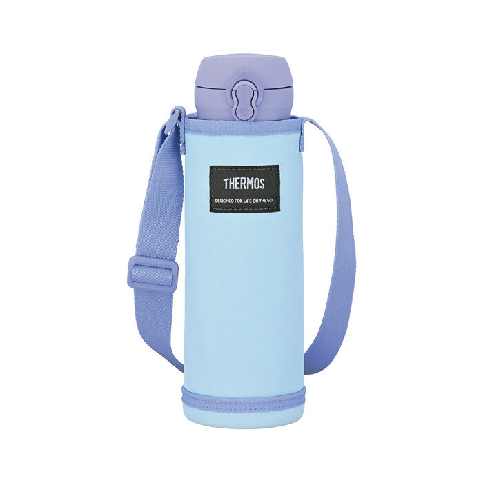 Thermos Water Bottle Carrying Pouch Light Blue APO-600
