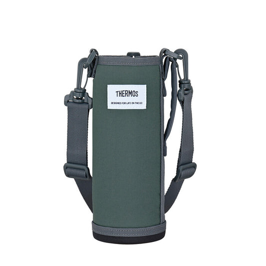 Thermos Water Bottle Carrying Pouch Gray APO-750