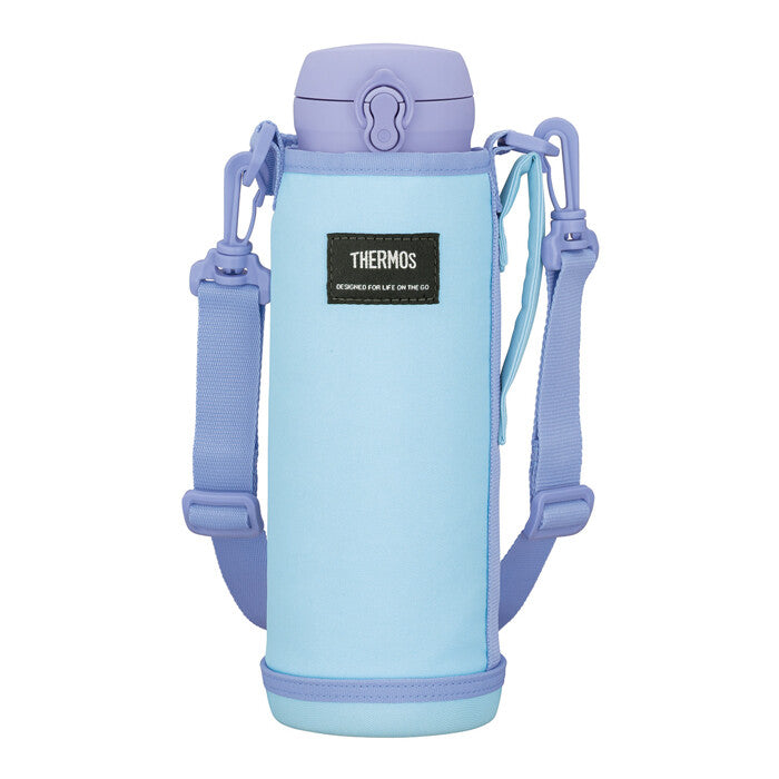 Thermos Water Bottle Carrying Pouch Light Blue APO-1000
