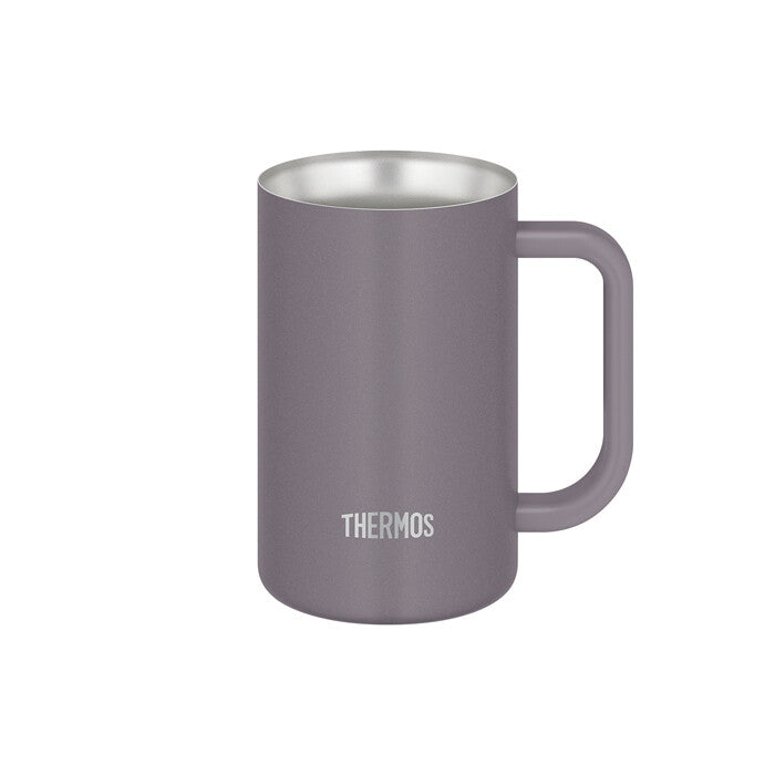 Thermos Vacuum Insulated Beer Mug 600ml Gray JDK-602C