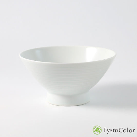 Hakusan Porcelain Hasami Rice Bowl Mist White