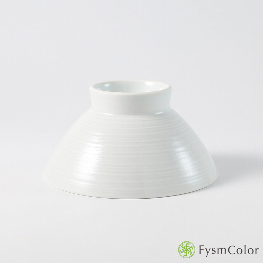 Hakusan Porcelain Hasami Rice Bowl Mist White