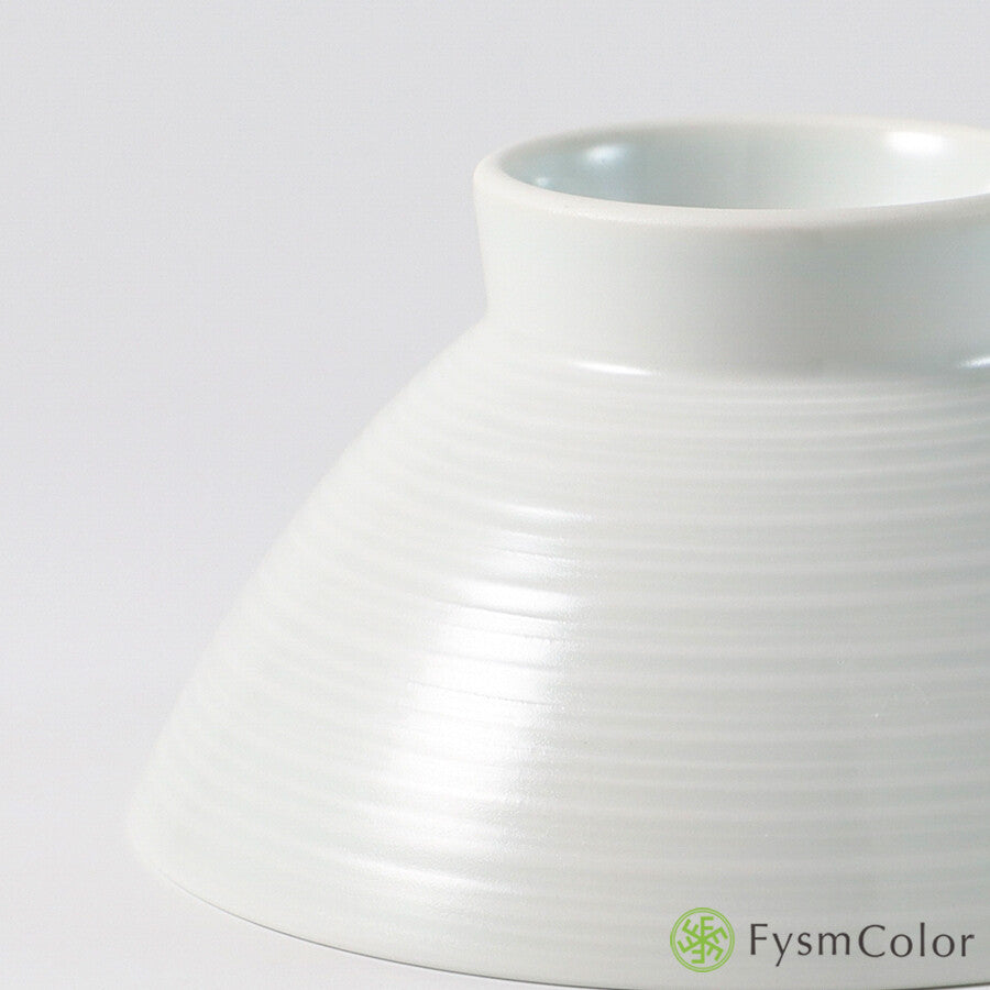 Hakusan Porcelain Hasami Rice Bowl Mist White