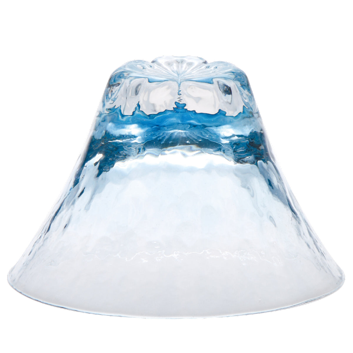Toyo-Sasaki Glass Shofuku Fujimi Sakura Sake Cup, Blue