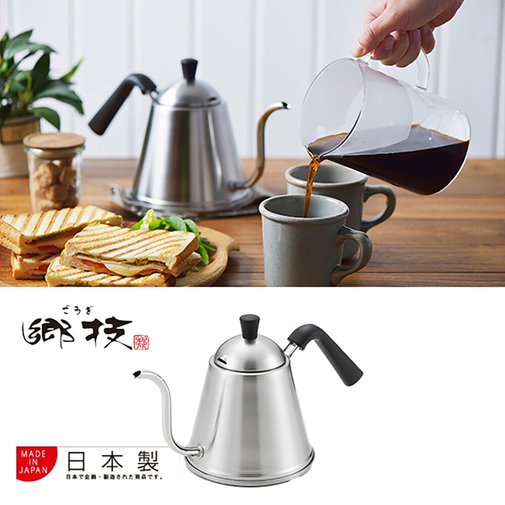 Gogi Drip Pot 1.1L Stainless Steel Kettle IH Gas Compatible