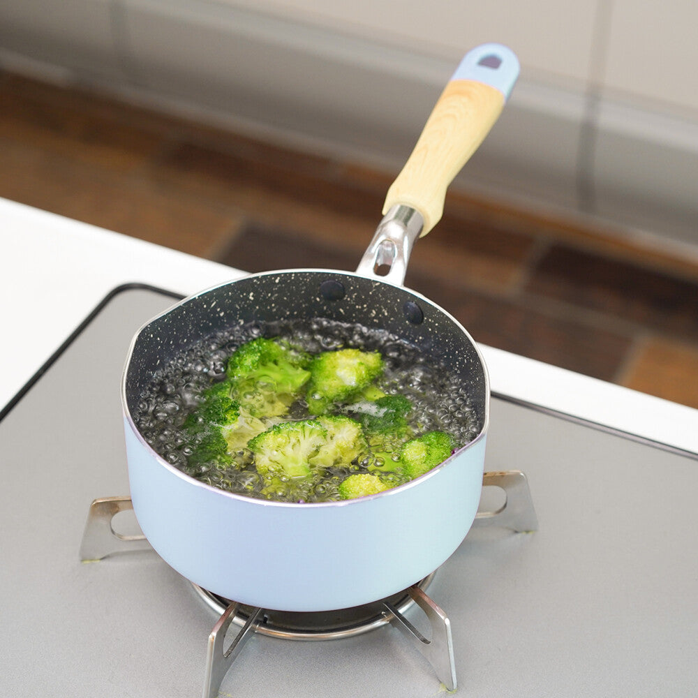 Wahei Freiz Cherore IH Milk Pan 16cm Blue Gray RB-3880