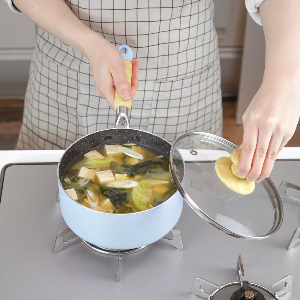 Wahei Freiz Cherore IH Saucepan 18cm Blue Gray RB-3881