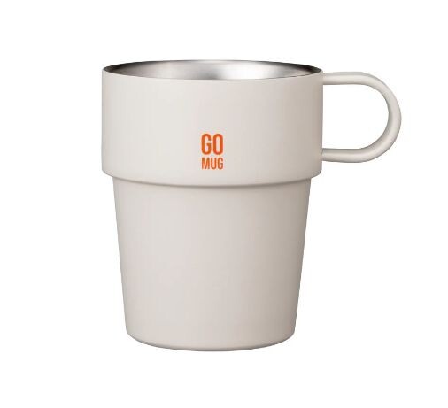 CB Japan Gomug Stainless Steel Tumbler Ivory