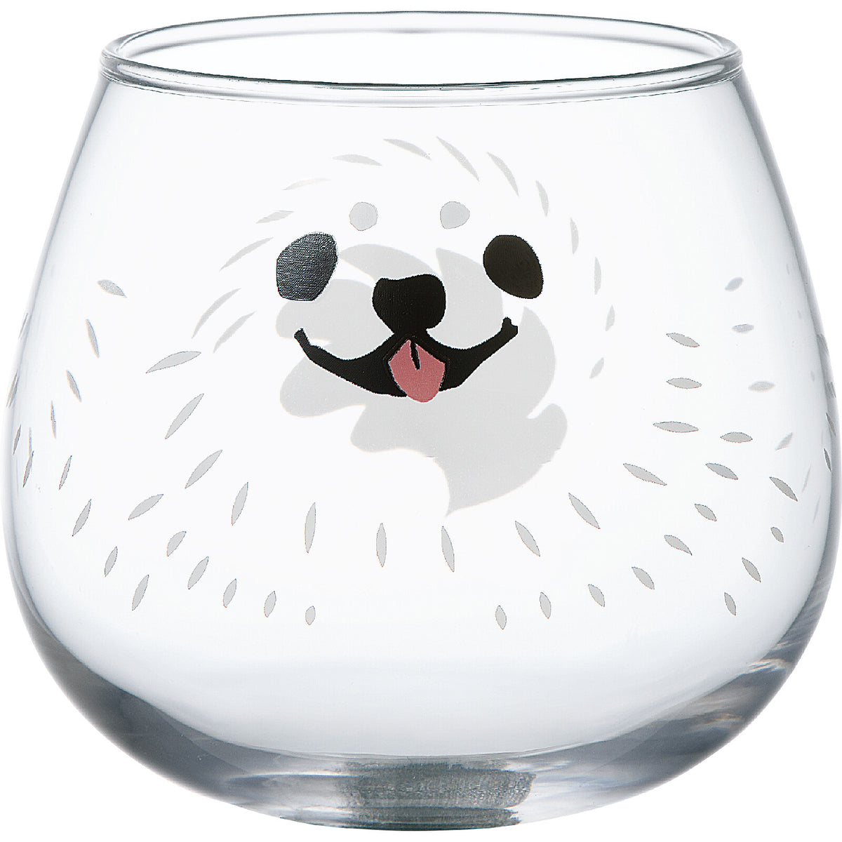 Toyo-Sasaki Glass Yuramaru Animal Tumbler Dog Pattern 320ml