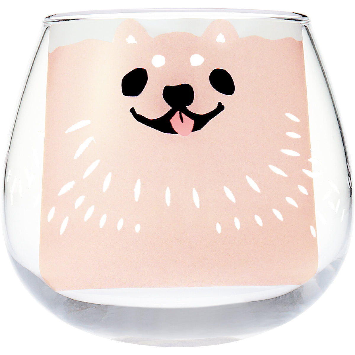 Toyo-Sasaki Glass Yuramaru Animal Tumbler Dog Pattern 320ml