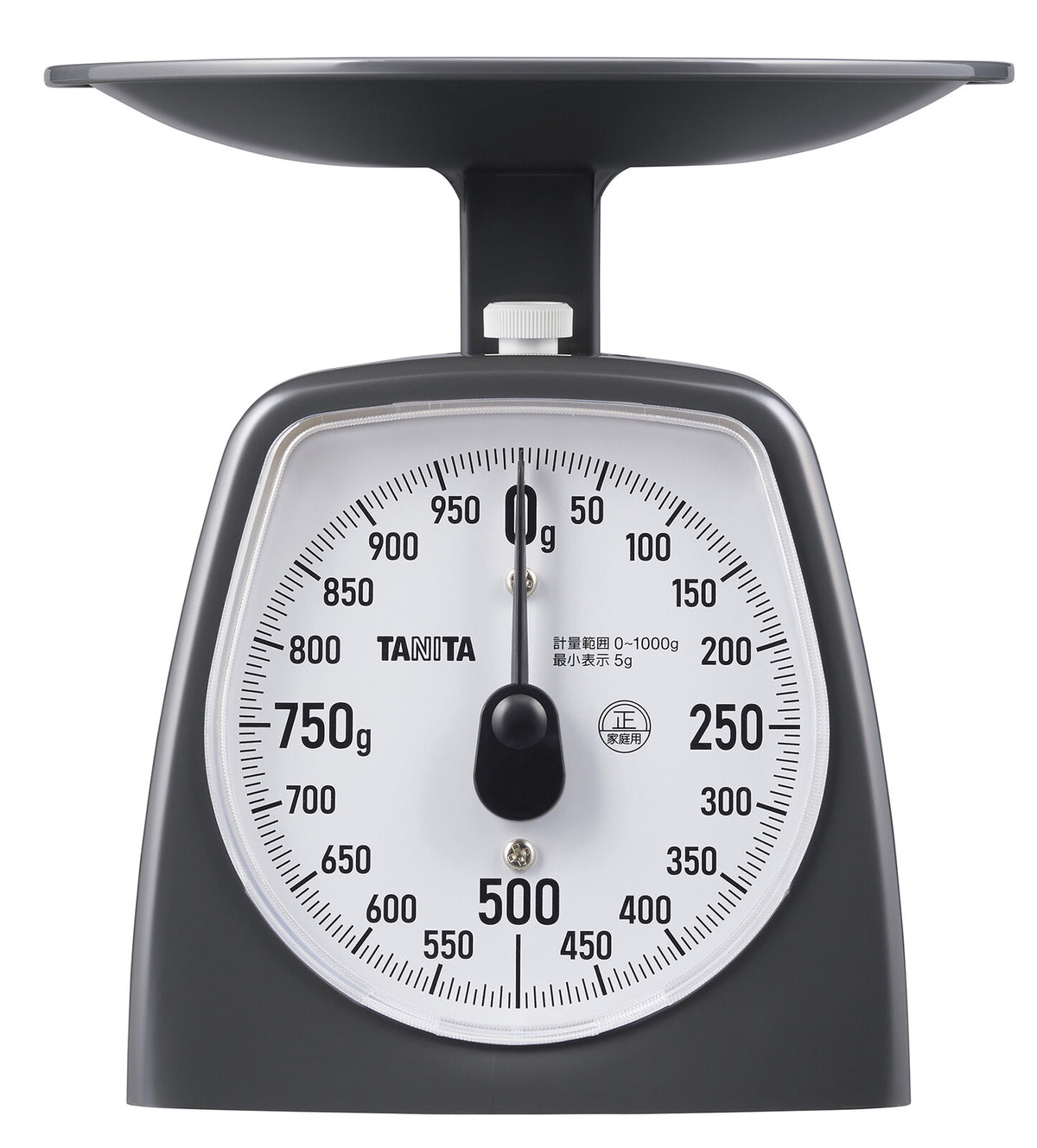 Tanita Analog Kitchen Scale 1kg Dark Gray KA441GY