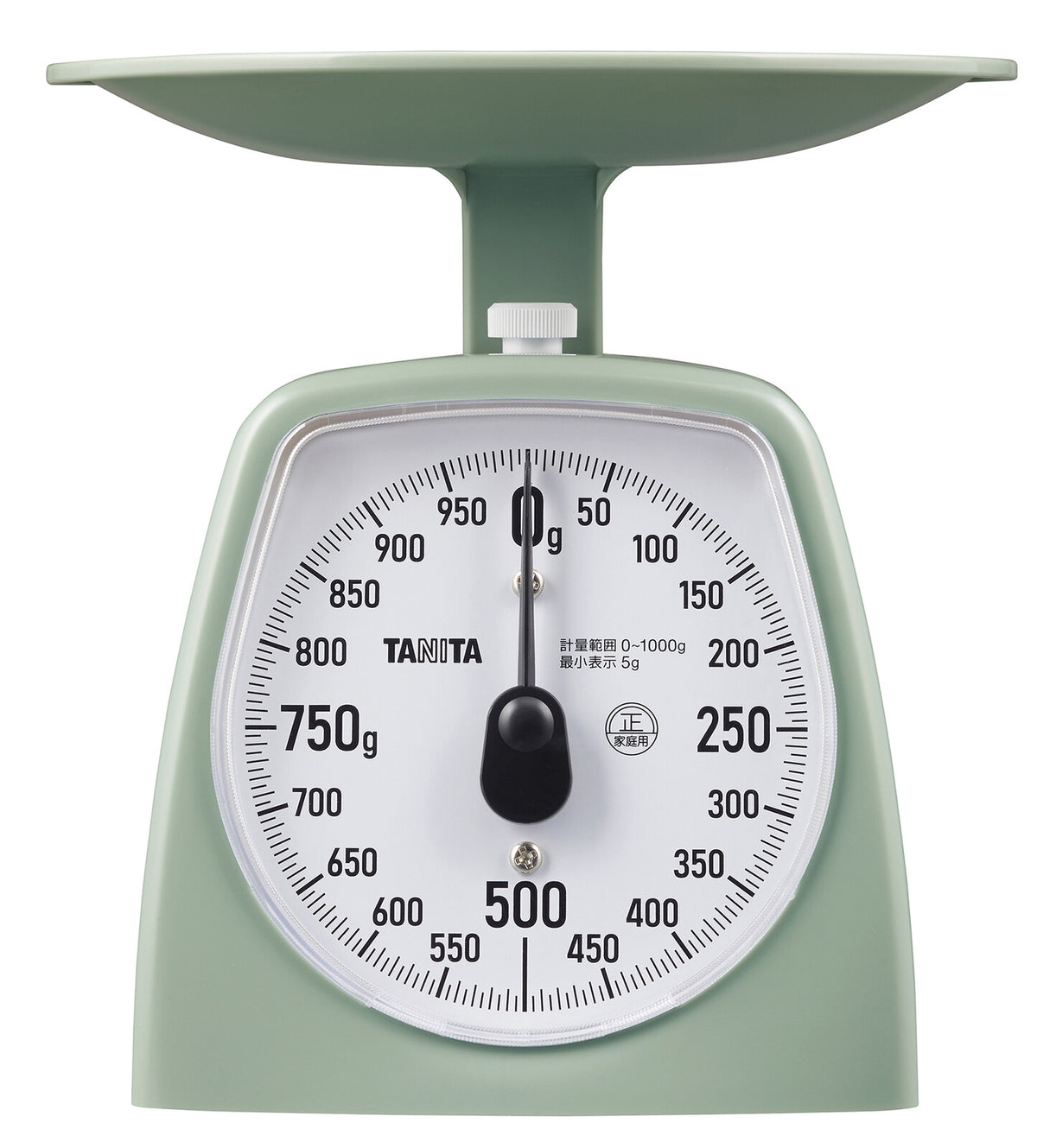 Tanita Analog Cooking Scale 1kg Sage Green KA441GR