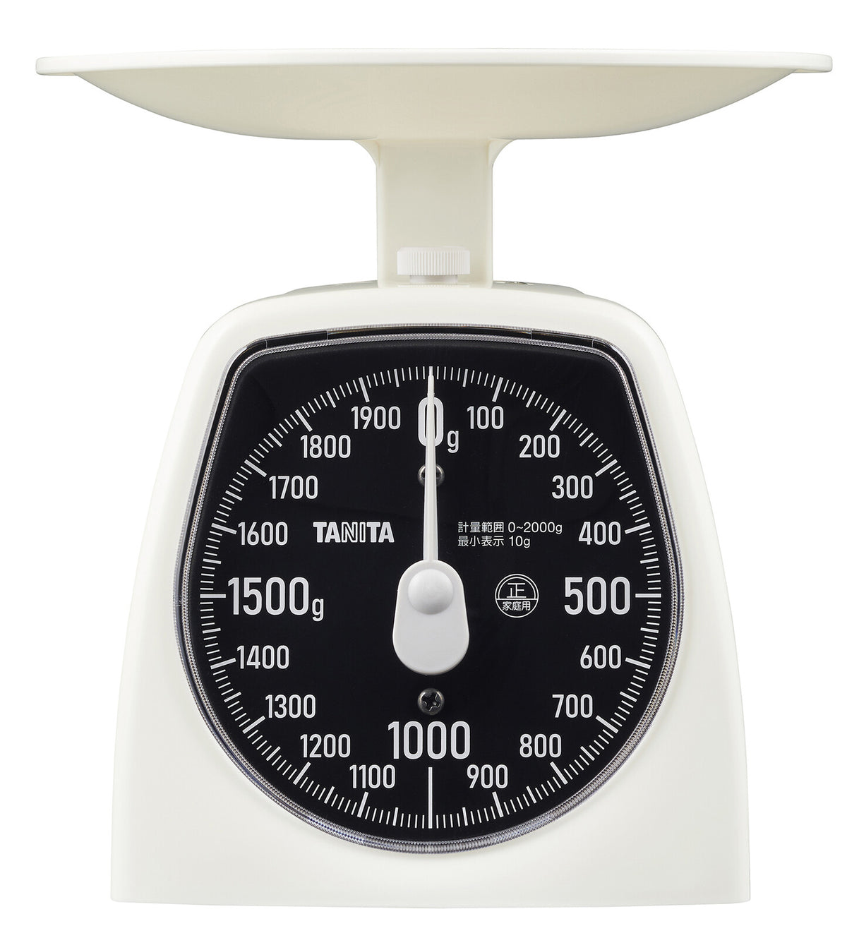 Tanita Analog Kitchen Scale 2kg White KA442WH