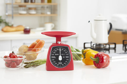 Tanita Analog Kitchen Scale 2kg Cherry Red KA442RD