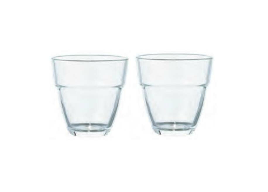 Hario Heat Resistant Stacking Glasses Set of 2 HSG-1624
