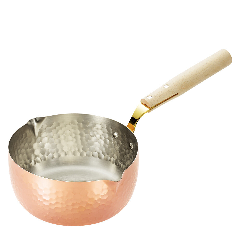 Asahi Copper Yukihira Pot Saucepan 18cm CNE313