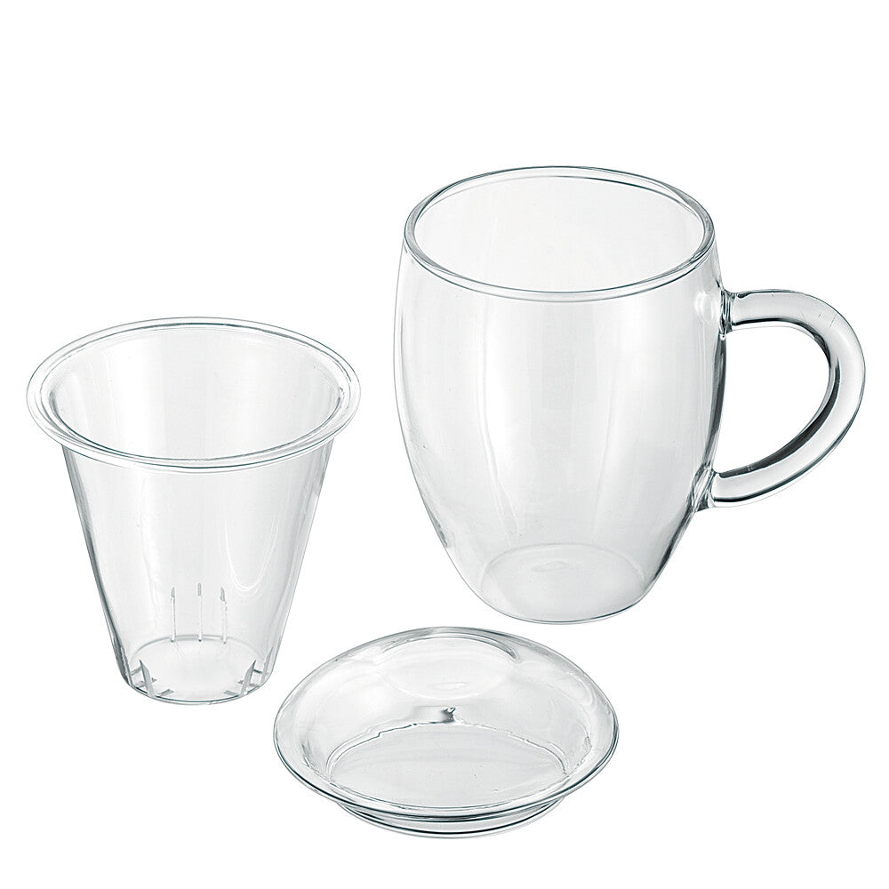 Asahi Heat-Resistant Glass Handled Mug FH301A