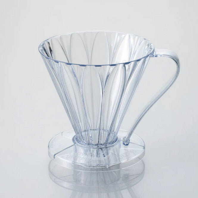 CAFEC Flower Dripper Deep 45 Pour Over Coffee Cone for 3 to 7 Cups FDD-45