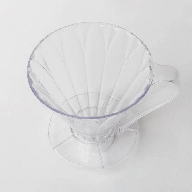 CAFEC Flower Dripper Deep 45 Pour Over Coffee Cone for 3 to 7 Cups FDD-45