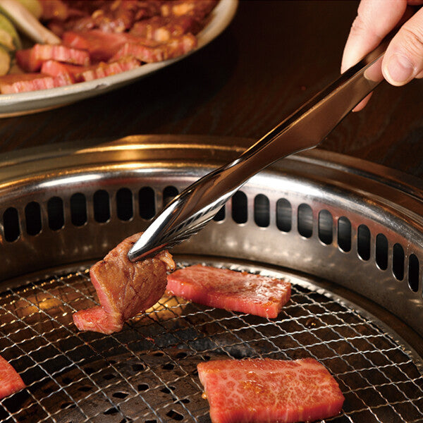 Tanabe All Stainless Steel Yakiniku Tongs 240mm 2426
