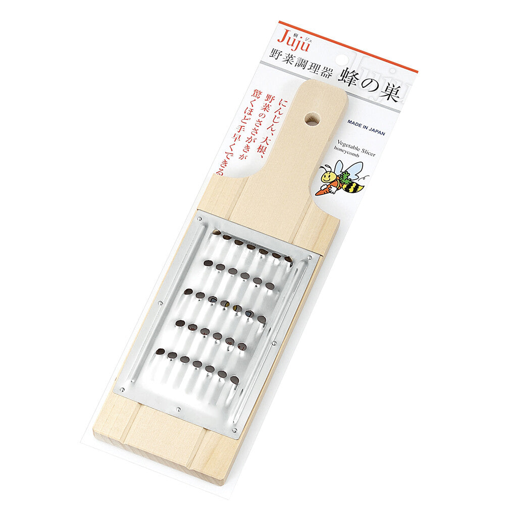 Koyanagi Juju Wooden Vegetable Grater Honeycomb Blade 27cm