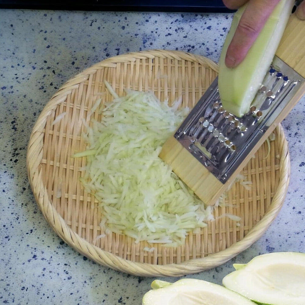 Koyanagi Juju Wooden Vegetable Grater Honeycomb Blade 27cm