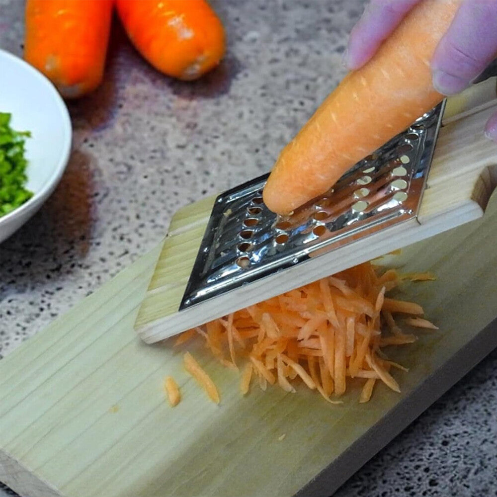 Koyanagi Juju Wooden Vegetable Grater Honeycomb Blade 27cm