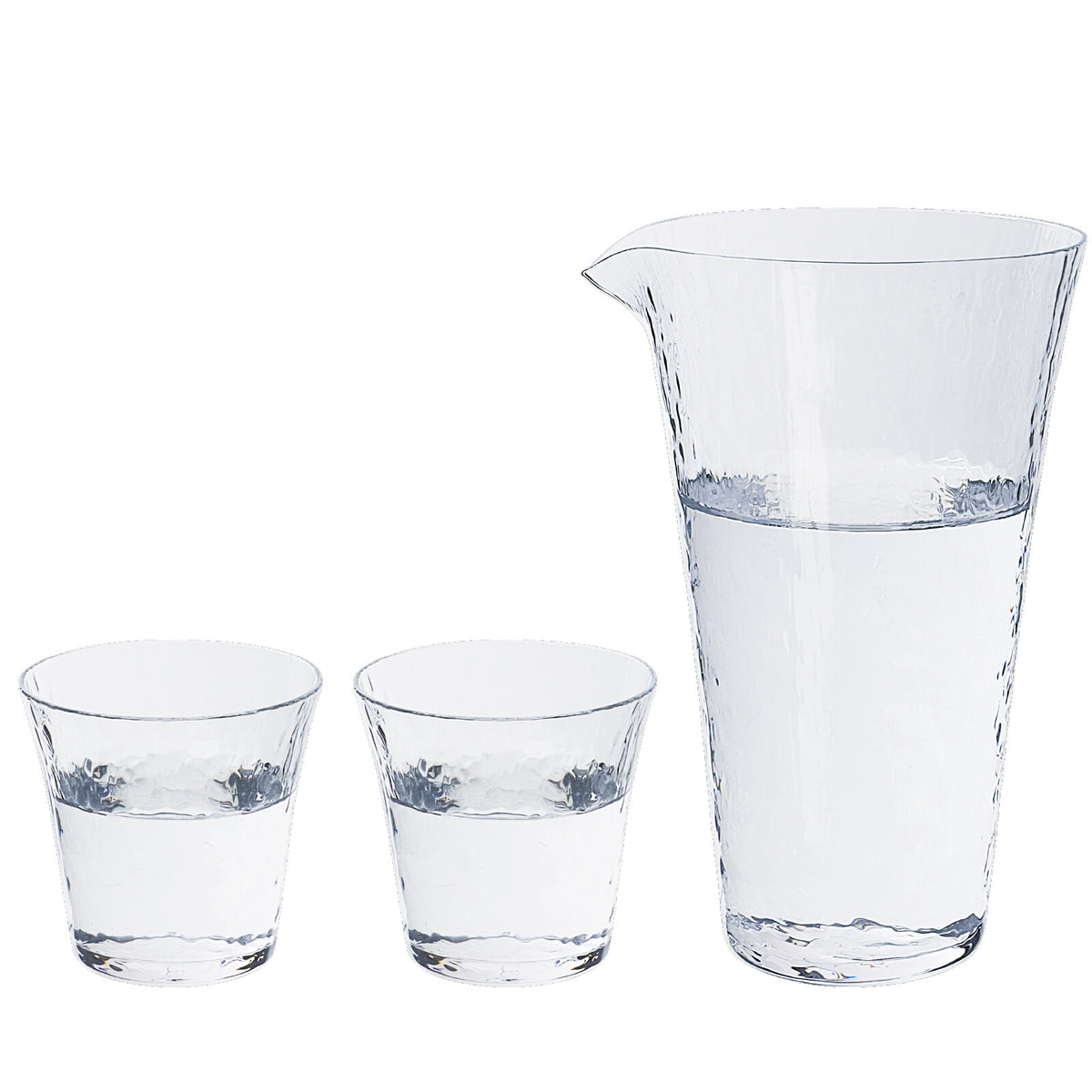 Toyo-Sasaki Glass Thin Cold Sake Set