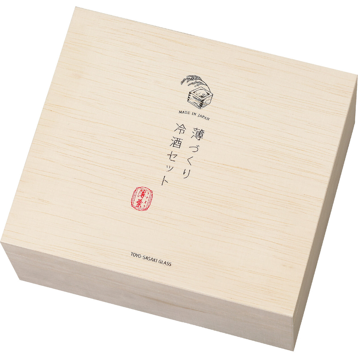 Toyo-Sasaki Glass Thin Cold Sake Set