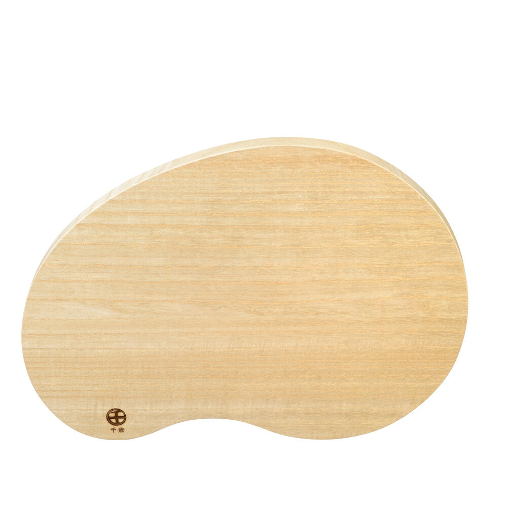 Wahei Freiz Chitose Paulownia Wood Cutting Board, Bean Shape
