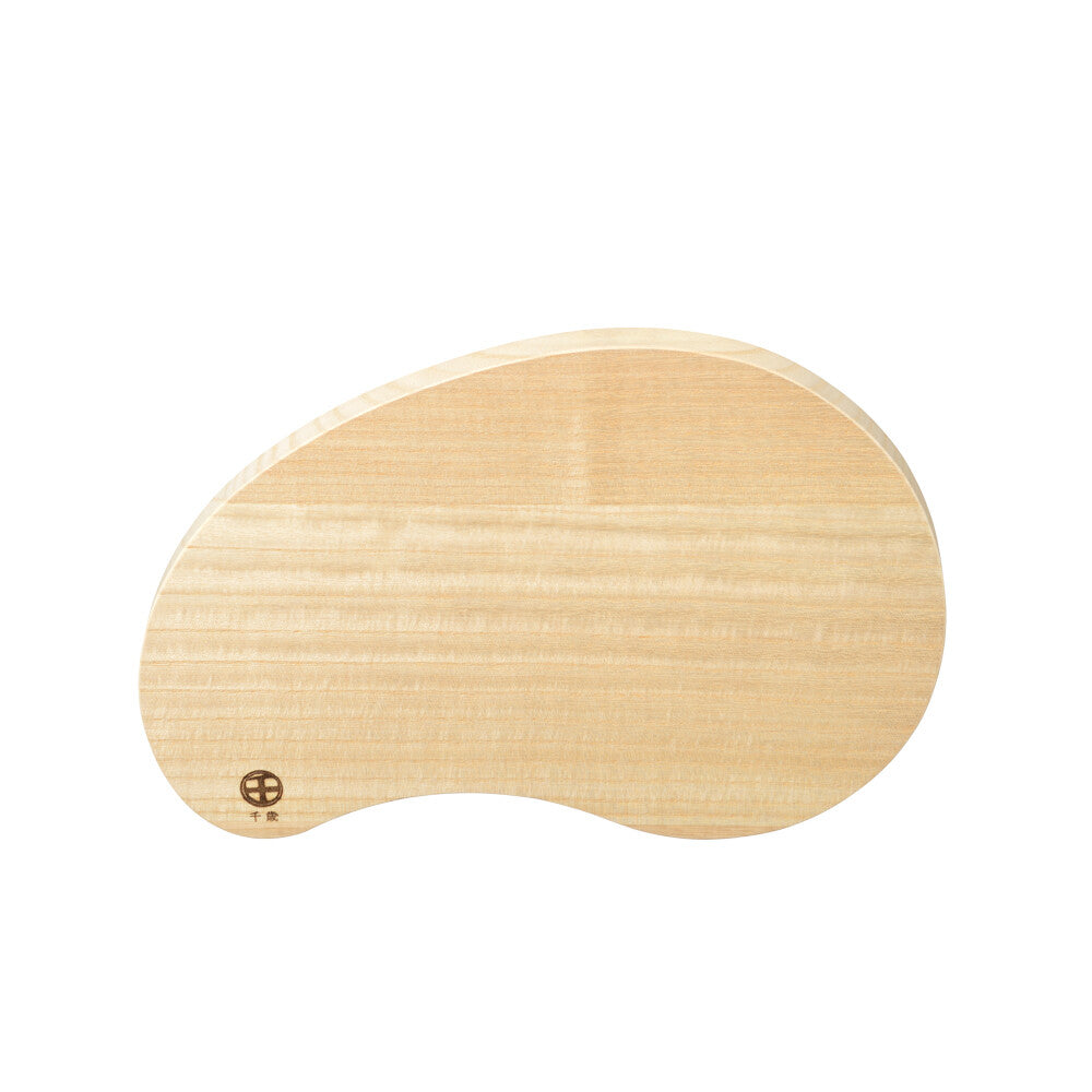 Wahei Freiz Chitose Paulownia Wood Cutting Board Bean Shape 40x29cm CS-065