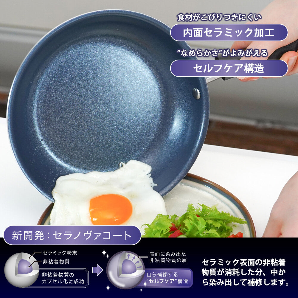 Wahei Freiz Ceranova IH Ceramic Tamagoyaki Pan 13x18cm RB-3888