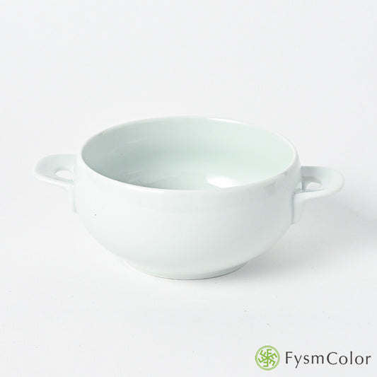 Hakusan Porcelain Hasami-Yaki T-Type Soup Bowl White 300ml