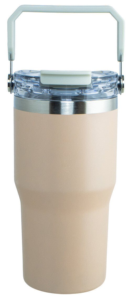 Living Ensemble 2-Way Tumbler with Straw 600ml Pink